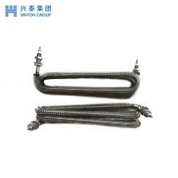 Fin heating tube of tea machine